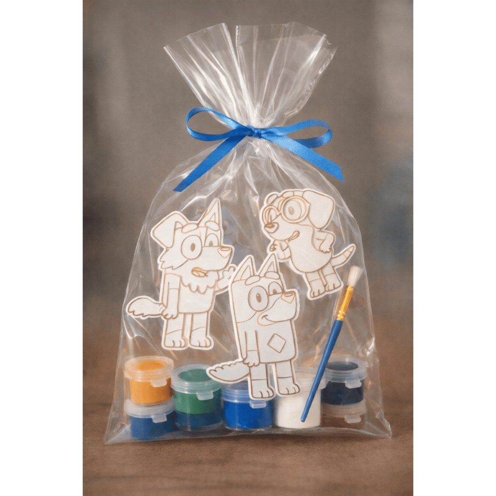 Kit Pintura Infantil para Colorir Personagens Tintas e Pincel - Imagem 2
