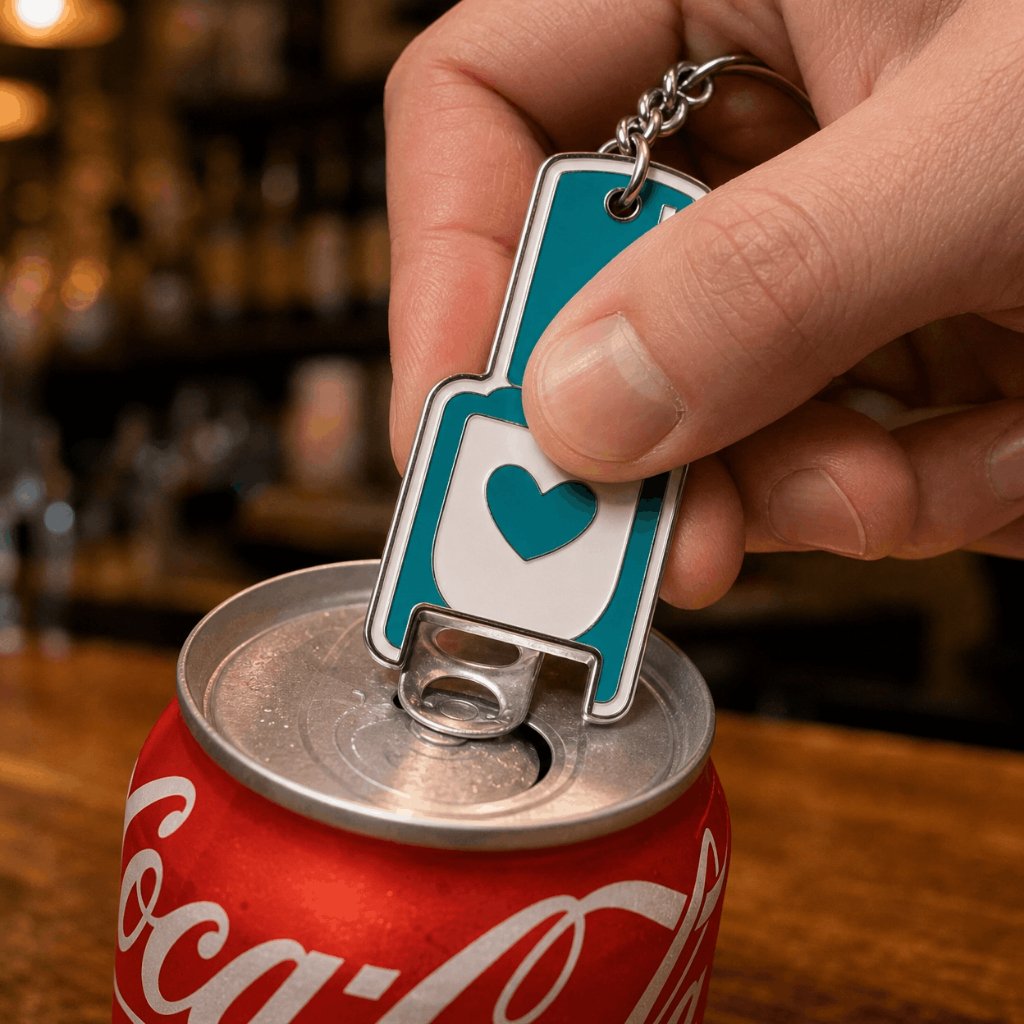 Abridor de Latas Chaveiro Protetor de Unhas no Formato Bolsa, Esmalte, Sapato e Esmalte - Imagem 7