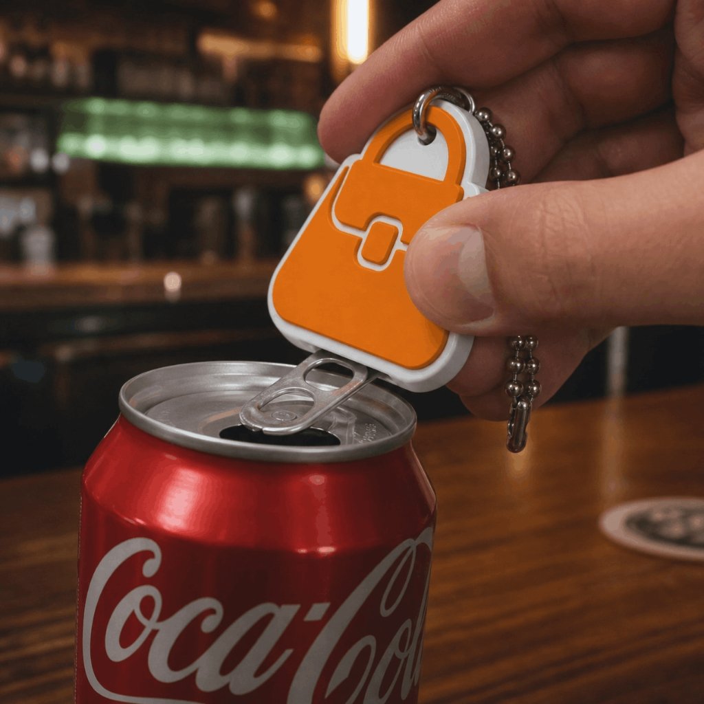 Abridor de Latas Chaveiro Protetor de Unhas no Formato Bolsa, Esmalte, Sapato e Esmalte - Imagem 9