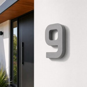 Números Residenciais Letras Caixa Alta Casa Comércio
